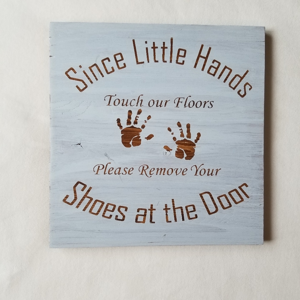 Painted Wood Sign